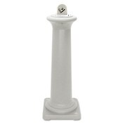 Rubbermaid® Commercial GroundsKeeper Tuscan Receptacle, 13 x 13 x 38.38, Sandstone Item: RCP9W300SST