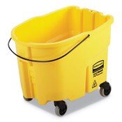 Rubbermaid® Commercial WaveBrake 2.0 Bucket, 8.75 gal, Plastic, Yellow Item: RCPFG757088YEL