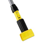 Rubbermaid® Commercial Gripper Fiberglass Mop Handle, 1" dia x 54", Black/Yellow Item: RCPH245