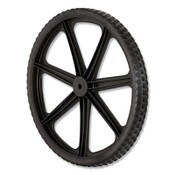 Rubbermaid® Commercial Wheel for 5642, 5642-61 Big Wheel Cart, 20" Wheel, Black Item: RCPM1564200