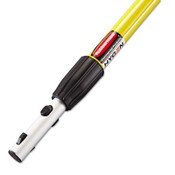 Rubbermaid® Commercial HYGEN™ HYGEN Quick-Connect Extension Handle, 48" to 72", Yellow/Black Item: RCPQ755