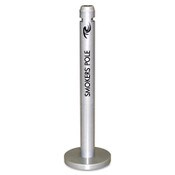 Rubbermaid® Commercial Smoker's Pole, Round, Steel, 0.9 gal, 4 dia x 41h, Silver Item: RCPR1SM