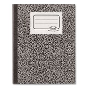 National® Composition Book, Wide/Legal Rule, Black Marble Cover, (80) 10 x 7.88 Sheets Item: RED43460