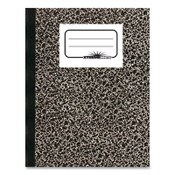 National® Composition Book, Medium/College Rule, Black Marble Cover, (80) 10 x 7.88 Sheets Item: RED43461