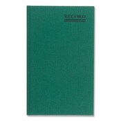 National® Emerald Series Account Book, Green Cover, 12.25 x 7.25 Sheets, 150 Sheets/Book Item: RED56111