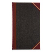 National® Texthide Record Book, 1 Subject, Medium/College Rule, Black/Burgundy Cover, 14 x 8.5, 500 Sheets Item: RED57151