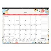 Blueline® Academic 18-Month Desk Pad Calendar, 22 x 17, White/Multicolor Sheets, Black Headband, 18-Month (July to Dec): 2024 to 2025 Item: REDCA1716BD