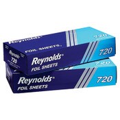 Reynolds Wrap® Pop-Up Interfolded Aluminum Foil Sheets, 10.75 x 12, 200 Sheets/Box, 12 Boxes/Carton Item: RFP720