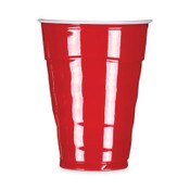 Hefty® Easy Grip Disposable Plastic Party Cups, 18 oz, Red, 50/Pack, 8 Packs/Carton Item: RFPC21895