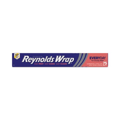 Reynolds Wrap® Standard Aluminum Foil Roll, 12" x 75 ft, 35 Rolls/Carton Item: RFPF28015CT