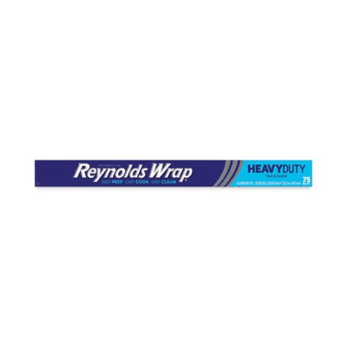 Reynolds Wrap® Heavy Duty Aluminum Foil Roll, 18" x 75 ft, 20 Rolls/Carton Item: RFPF28028CT