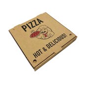 BluTable Pizza Boxes, 14 x 14 x 2, Kraft, Paper, 50/Pack Item: RMA661631253328