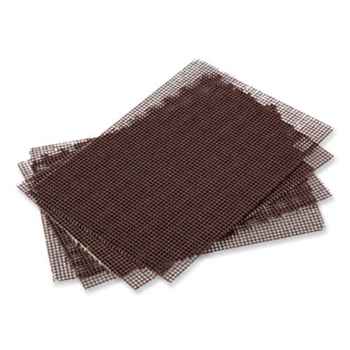 AmerCareRoyal® Griddle Screen, Aluminum Oxide, 4 x 5.5, Brown, 20/Pack, 10 Packs/Carton Item: RPPGS1020