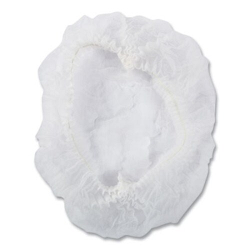 AmerCareRoyal® Latex-Free Operating Room Cap, Pleated, Polypropylene, 21", White, 100 Caps/Pack, 10 Packs/Carton Item: RPPRP110NWP
