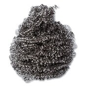 AmerCareRoyal® Stainless Steel Sponge, Polybagged, 1.50 oz, Gray, 12/Pack, 12/Packs/Carton Item: RPPS730