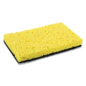 AmerCareRoyal® Heavy-Duty Scrubbing Sponge, 3.5 x 6, 0.85" Thick, Yellow/Green, 20/Carton Item: RPPS740C20