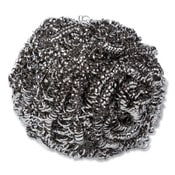 AmerCareRoyal® Stainless Steel Sponge, Polybagged, 1.75 oz, Gray, 12/Pack, 6 Packs/Carton Item: RPPS7756