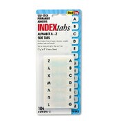 Redi-Tag® Legal Index Tabs, Preprinted Alpha: A to Z, 1/12-Cut, White, 0.44" Wide, 104/Pack Item: RTG31005