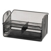 Safco® Onyx Angled Mesh Steel Telephone Stand, 11.75 x 9.25 x 7, Black Item: SAF2160BL