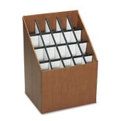 Safco® Corrugated Roll Files, 20 Compartments, 15w x 12d x 22h, Woodgrain Item: SAF3081