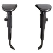 Safco® Adjustable T-Pad Arms for Safco Alday and Vue Series Task Chairs and Stools, 3.5 x 10.5 x 14, Black, 2/Set Item: SAF3399BL