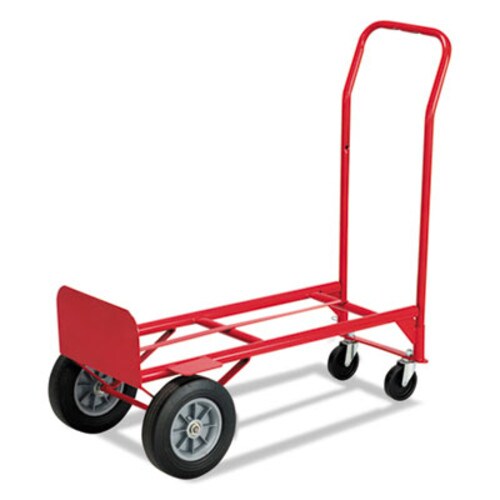 Safco® Two-Way Convertible Hand Truck, 500 to 600 lb Capacity, 18 x 51, Red Item: SAF4086R
