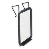 Safco® Panelmate Dry Erase Marker Board, 13.5 x 1.5 x 16.63, 11 x 14 Surface, Over-the-Panel Mount, Charcoal Gray Item: SAF4158CH