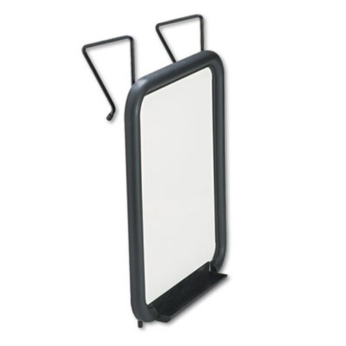 Safco® Panelmate Dry Erase Marker Board, 13.5 x 1.5 x 16.63, 11 x 14 Surface, Over-the-Panel Mount, Charcoal Gray Item: SAF4158CH