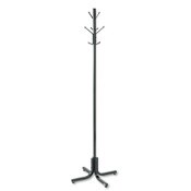 Safco® Metal Costumer, Four Ball-Tipped Double-Hooks, 21w x 21d x 70h, Black Item: SAF4163BL