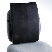 Safco® Remedease Full Height Backrest, 14 x 3 x 19.5, Black Item: SAF71301