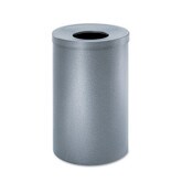 Safco® Black Speckle Receptacles, 35 gal, Steel, Black Speckle Item: SAF9677NC