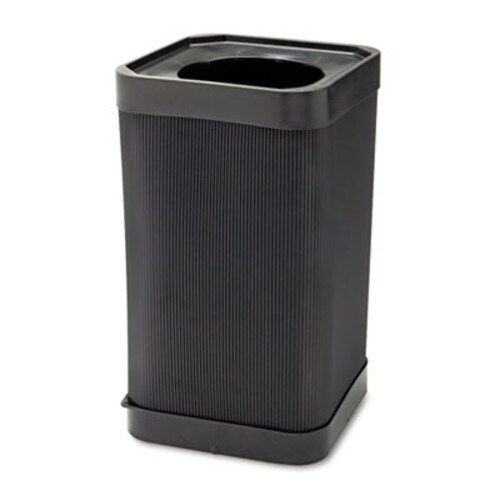 Safco® At-Your-Disposal Top-Open Receptacle, 38 gal, Polyethylene, Black Item: SAF9790BL