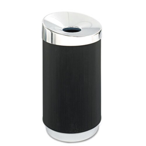 Safco® At-Your-Disposal Vertex Receptacle, 38 gal, Polyethylene, Black Item: SAF9799BL