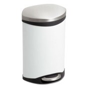 Safco® Step-On Medical Receptacle, 3 gal, White Item: SAF9901WH