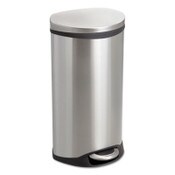 Safco® Step-On Medical Receptacle, 7.5 gal, Steel, Stainless Steel Item: SAF9902SS