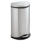 Safco® Step-On Medical Receptacle, 12.5 gal, Steel, Stainless Steel Item: SAF9903SS