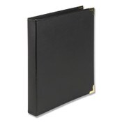 Samsill® Classic Collection Ring Binder, 3 Rings, 1" Capacity, 11 x 8.5, Black Item: SAM15130