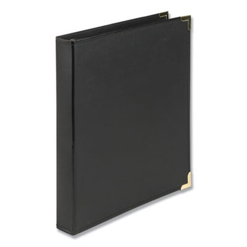 Samsill® Classic Collection Ring Binder, 3 Rings, 1" Capacity, 11 x 8.5, Black Item: SAM15130