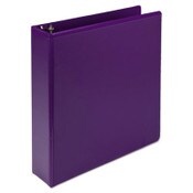Samsill® Earth’s Choice Plant-Based Durable Fashion View Binder, 3 Rings, 2" Capacity, 11 x 8.5, Purple, 2/Pack Item: SAMU86608