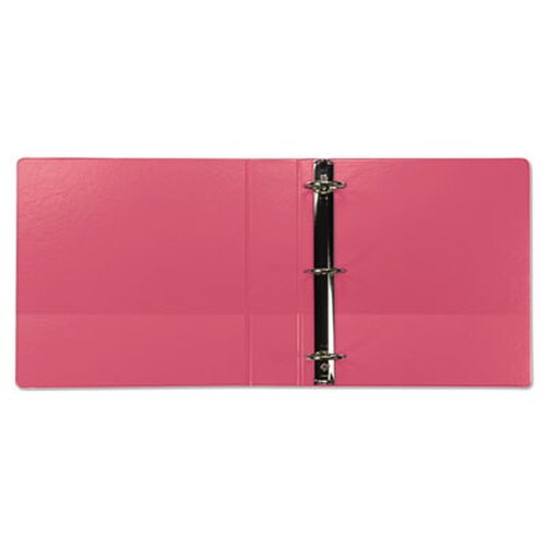 Samsill® Earth’s Choice Plant-Based Durable Fashion View Binder, 3 Rings, 2" Capacity, 11 x 8.5, Berry, 2/Pack Item: SAMU86676