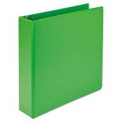 Samsill® Earth’s Choice Plant-Based Durable Fashion View Binder, 3 Rings, 2" Capacity, 11 x 8.5, Lime, 2/Pack Item: SAMU86678