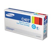 Samsung SU001A (CLT-C407S) Toner, 1,000 Page-Yield, Cyan Item: SASSU001A