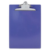 Saunders Recycled Plastic Clipboard with Ruler Edge, 1" Clip Capacity, Holds 8.5 x 11 Sheets, Purple Item: SAU21606