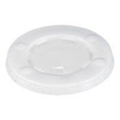 SOLO® Straw-Slot Cold Cup Lids, Fits 10 oz Cups, Clear, 100/Pack Item: SCCL10BLN