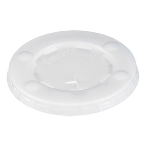 SOLO® Straw-Slot Cold Cup Lids, Fits 10 oz Cups, Clear, 100/Pack Item: SCCL10BLN