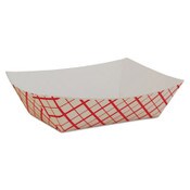 SCT® Paper Food Baskets, 0.5 lb Capacity, 4.58 x 3.2 x 1.25, Red/White, Paper, 1,000/Carton Item: SCH0409
