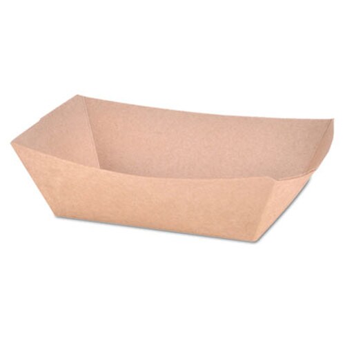 SCT® Eco Food Trays, 1 lb Capacity, Brown Kraft, Paper, 1,000/Carton Item: SCH0513