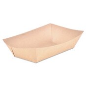 SCT® Eco Food Trays, 5 lb Capacity, Brown Kraft, Paper, 500/Carton Item: SCH0529