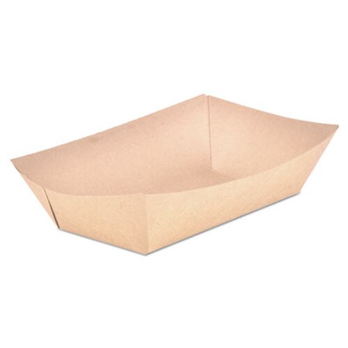 SCT® Eco Food Trays, 5 lb Capacity, Brown Kraft, Paper, 500/Carton Item: SCH0529
