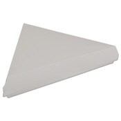 SCT® White Pizza Clamshells, 9.25 x 9 x 1.69, White, Paper, 400/Carton Item: SCH0719